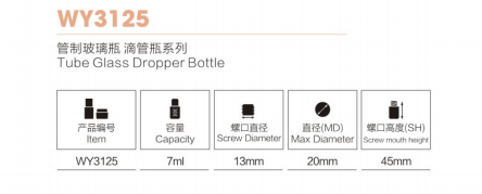 Mini UV Comestic Dropper Bottle для медицинских целей